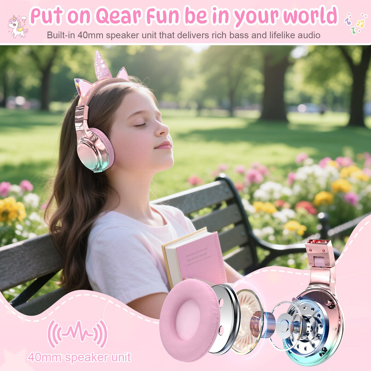 QearFun foldable design makes packing and travel easier