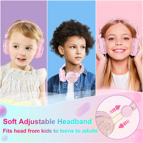 QearFun Headphones with mic for online learning and calls.