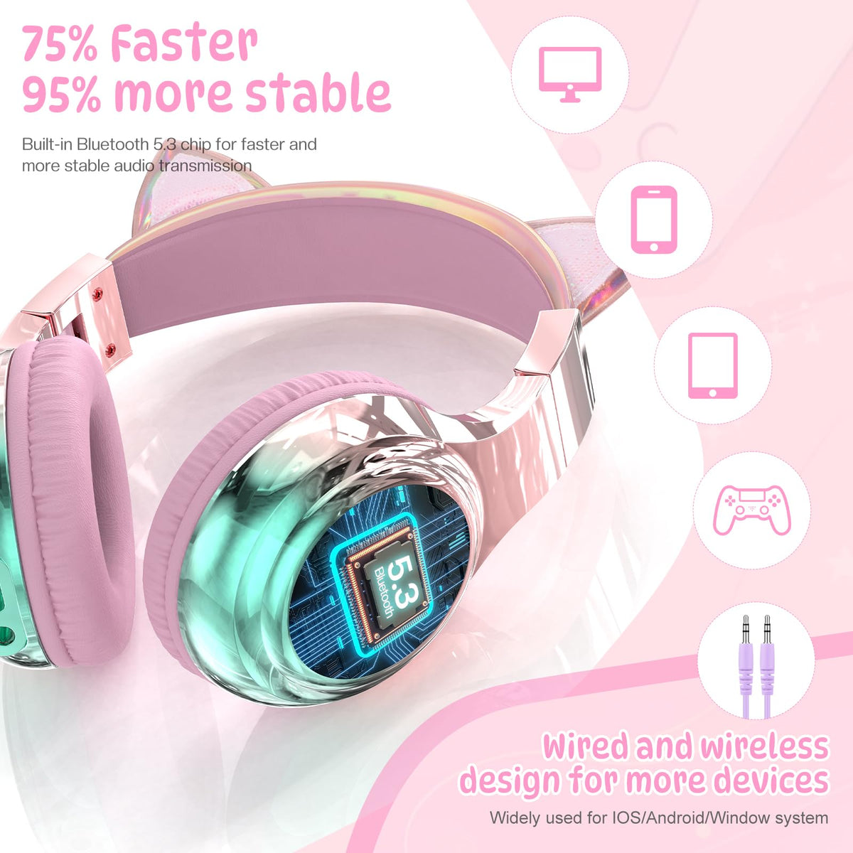 QearFun cloud-like ear cushions for gentle all-day comfort