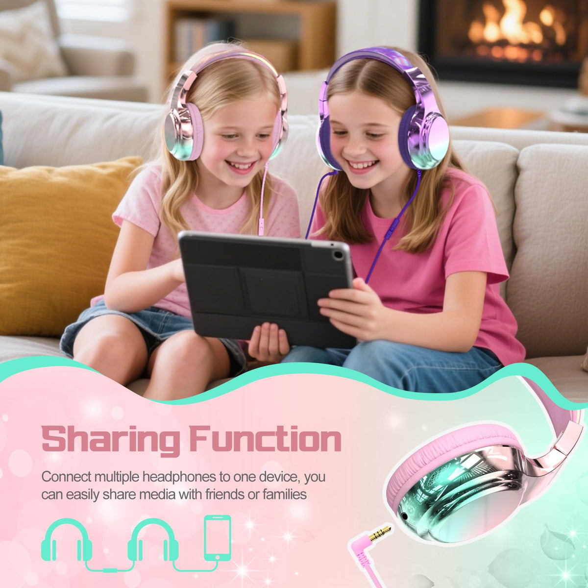 QearFun durable tangle-free cord withstands daily classroom use