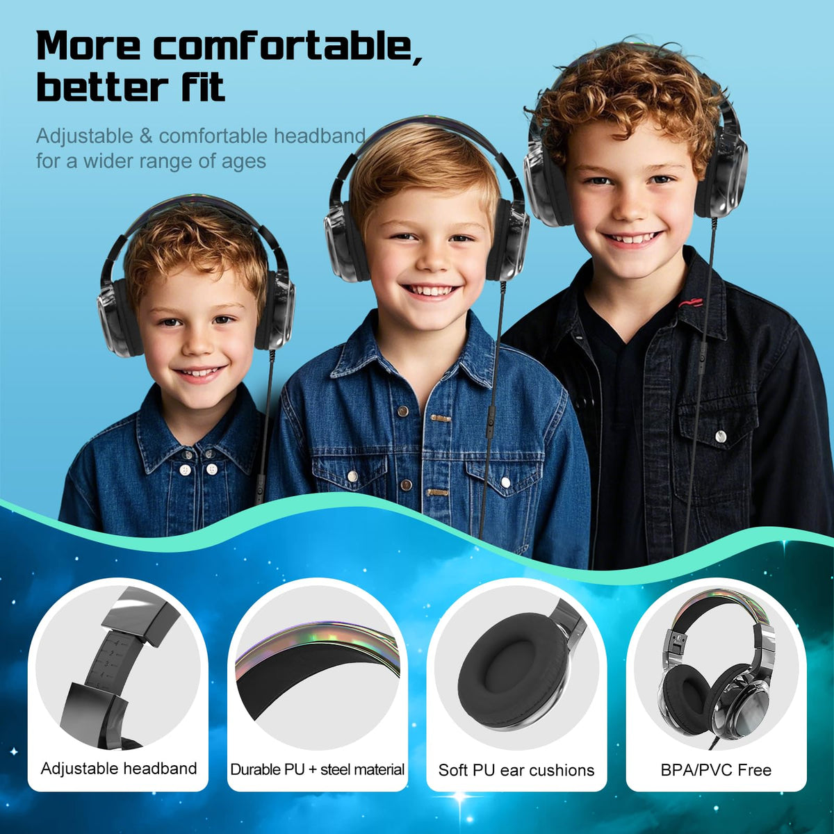 QearFun foldable design makes storage easy in backpacks between classes.