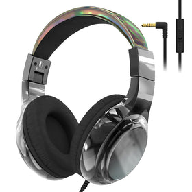 QearFun kids headphones with gradient design offer a stylish look for daily use.