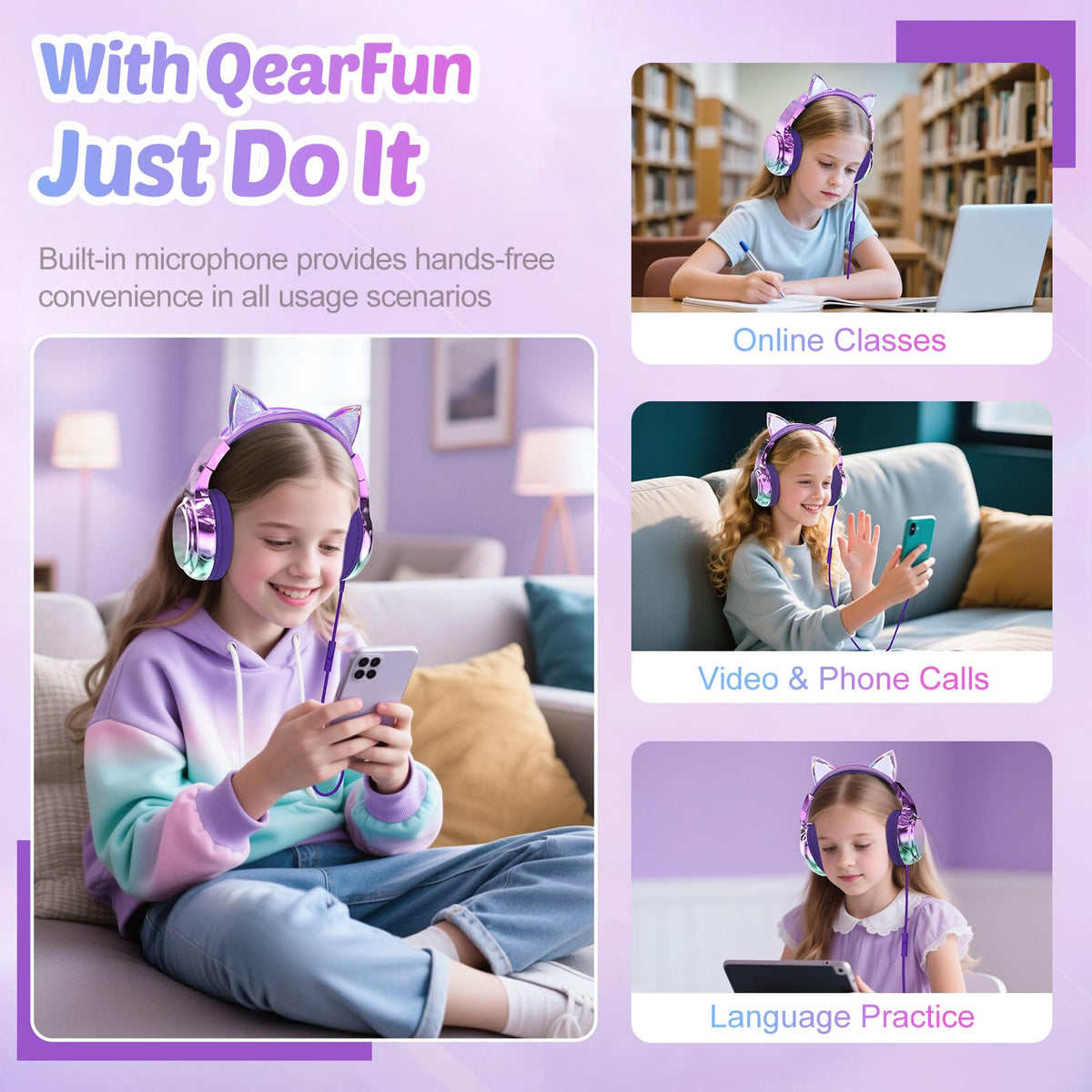 QearFun share port enables audio sharing from one device