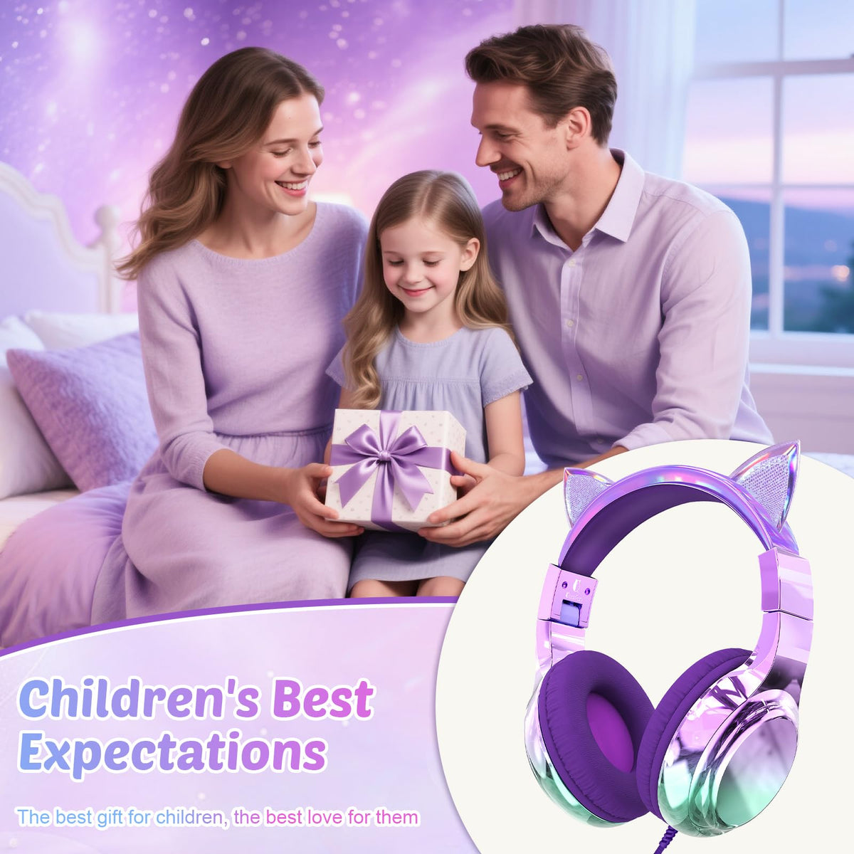 QearFun unicorn ears option adds playful style for learning sessions
