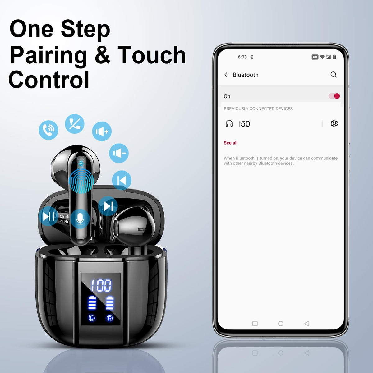 Qecnato charging case with 48-hour battery life