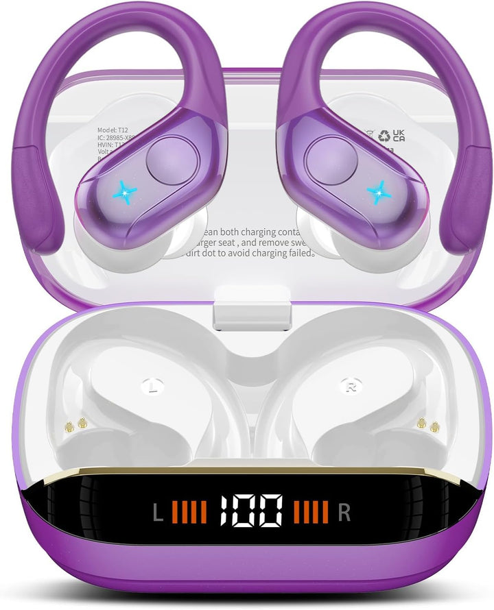 Qecnato front packaging showing earbuds and benefits