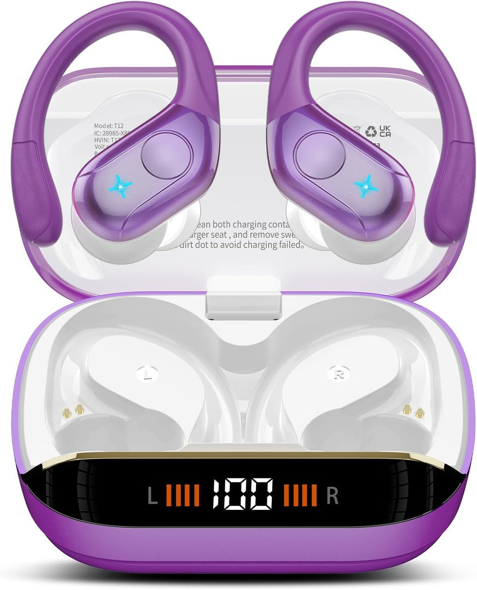 Qecnato front packaging showing earbuds and benefits