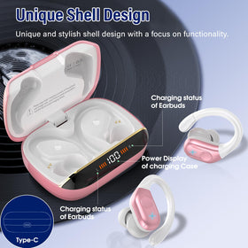 Qecnato Type-C charging port and cable showing fast recharge convenience