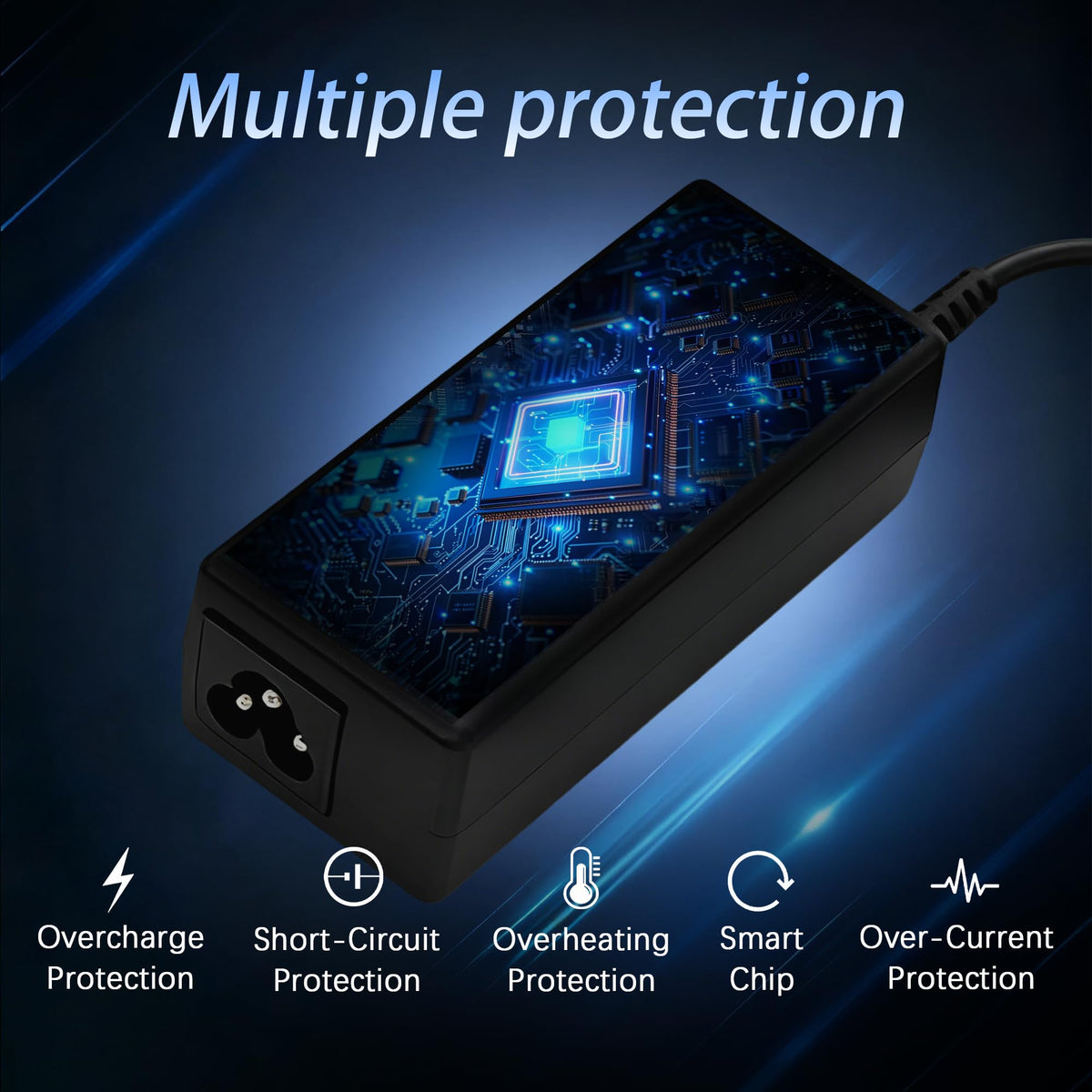 QFA charger connected to a laptop demonstrates reliable power delivery