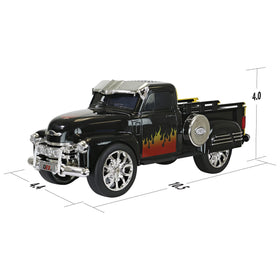 QFX BT-1953 FM radio display for on-the-go tunes.