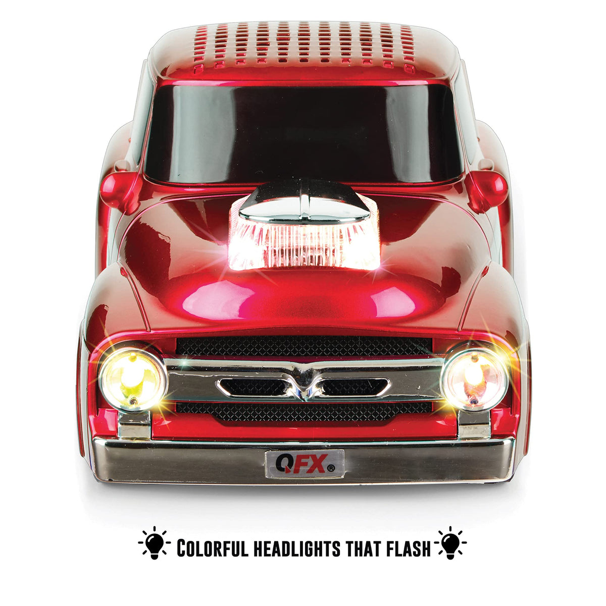 QFX BT-1956 built-in microphone enables clear hands-free conversations
