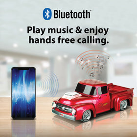 QFX BT-1956 USB/TF ports support quick music transfer and playback
