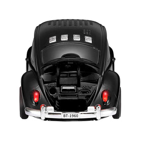 QFX BT-1960-BLK FM radio feature for on-the-go listening
