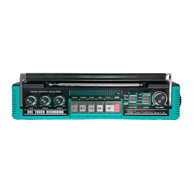 QFX back connections showing USB and power ports for versatile inputs