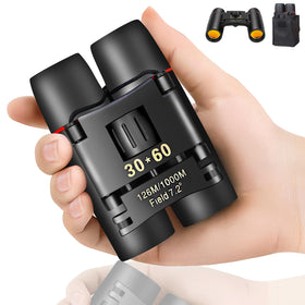QICBIUD compact binoculars in pocket-size form for travel and quick viewing