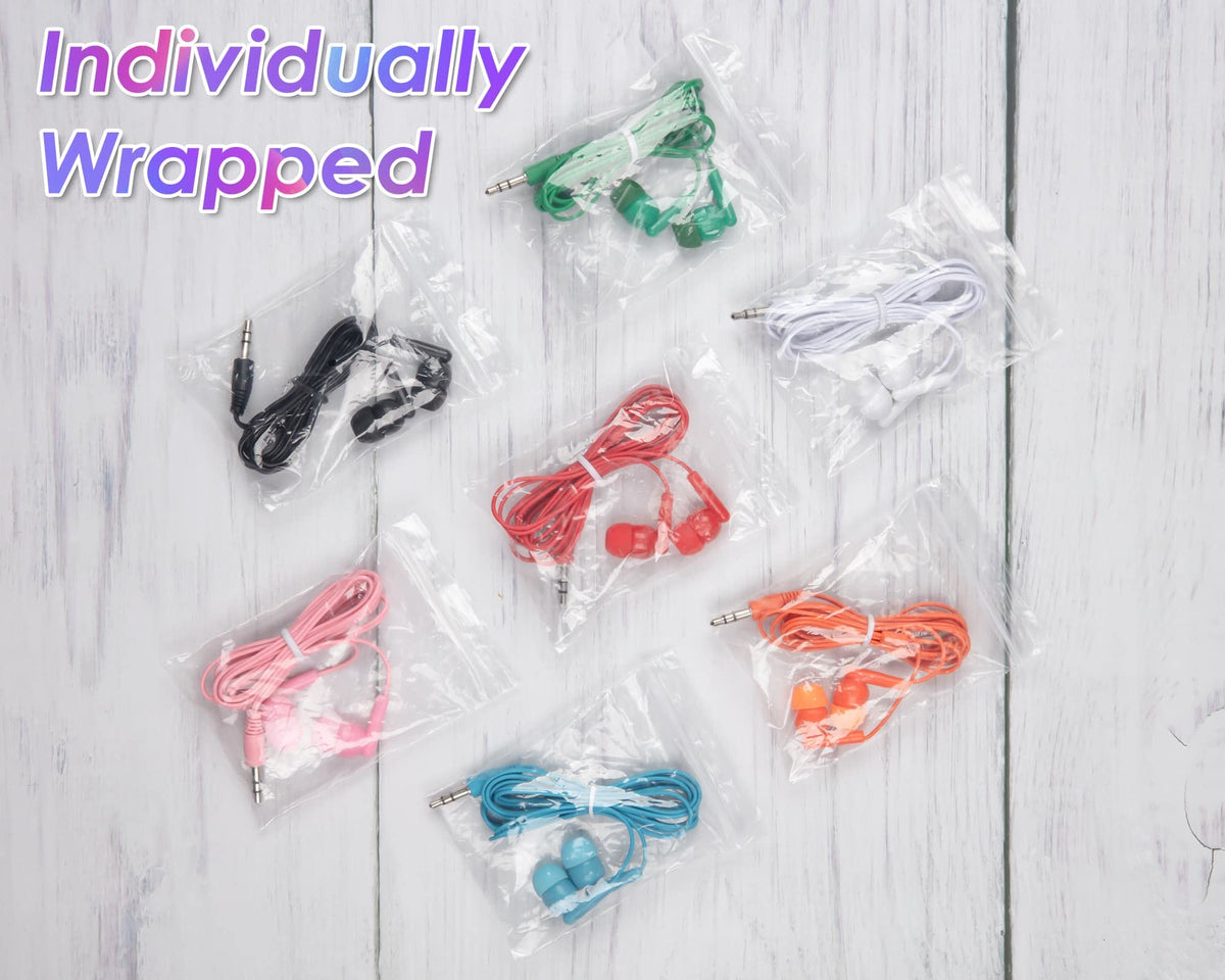 QIDAIZUOEN earbuds in classroom use showing organized student distribution