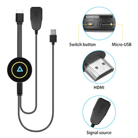 QIDUHUQI dongle closeup of matte texture emphasizing durable finish and grip