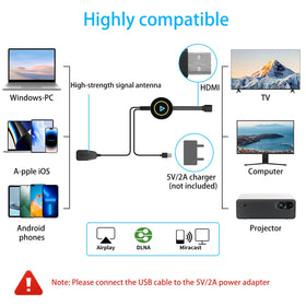 QIDUHUQI dongle held in hand illustrating pocketable size and travel convenience