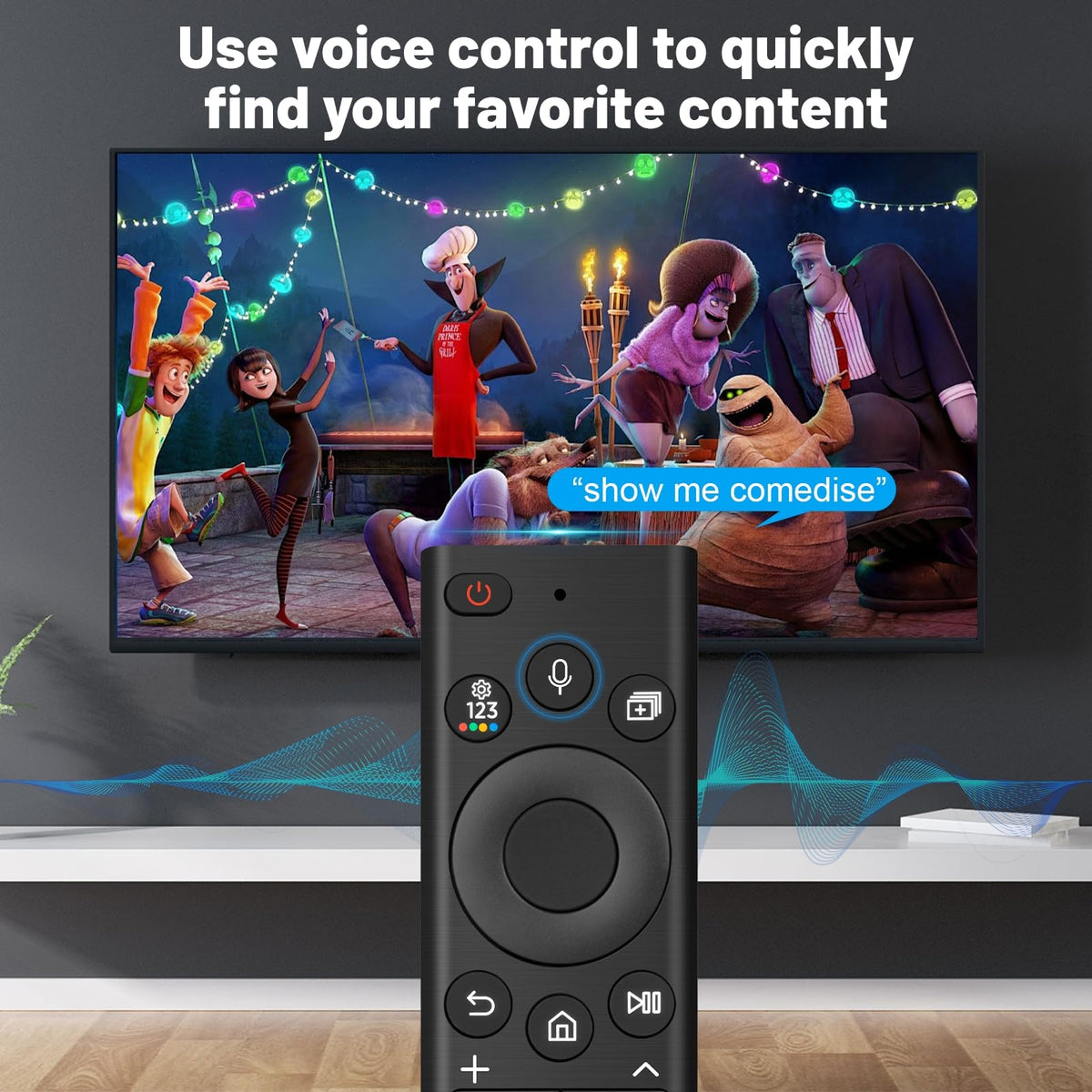 QingLan auto-pairing remote simplifies TV pairing process.