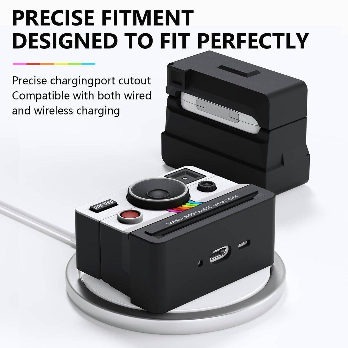 QINGQING AirPods Pro 3 case comes with cleaning pen for meticulous care.