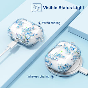 QINGQING AirPods Pro 3 case wireless-charging compatible without removing the cover.