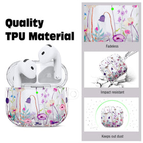 QINGQING AirPods 4 case with carabiner enables secure carrying on bags and belts