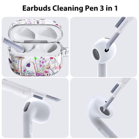QINGQING AirPods 4 case with IMD texture offers vibrant, durable patterns that resist fading