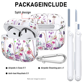QINGQING AirPods 4 case transparent design highlights the original case while guarding against wear