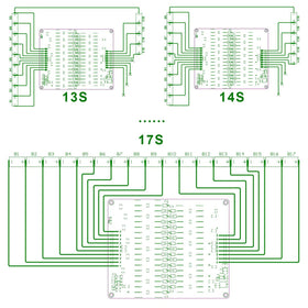 QINIZX closeup of balancer highlights high-quality MOSFETs for efficient transfer.