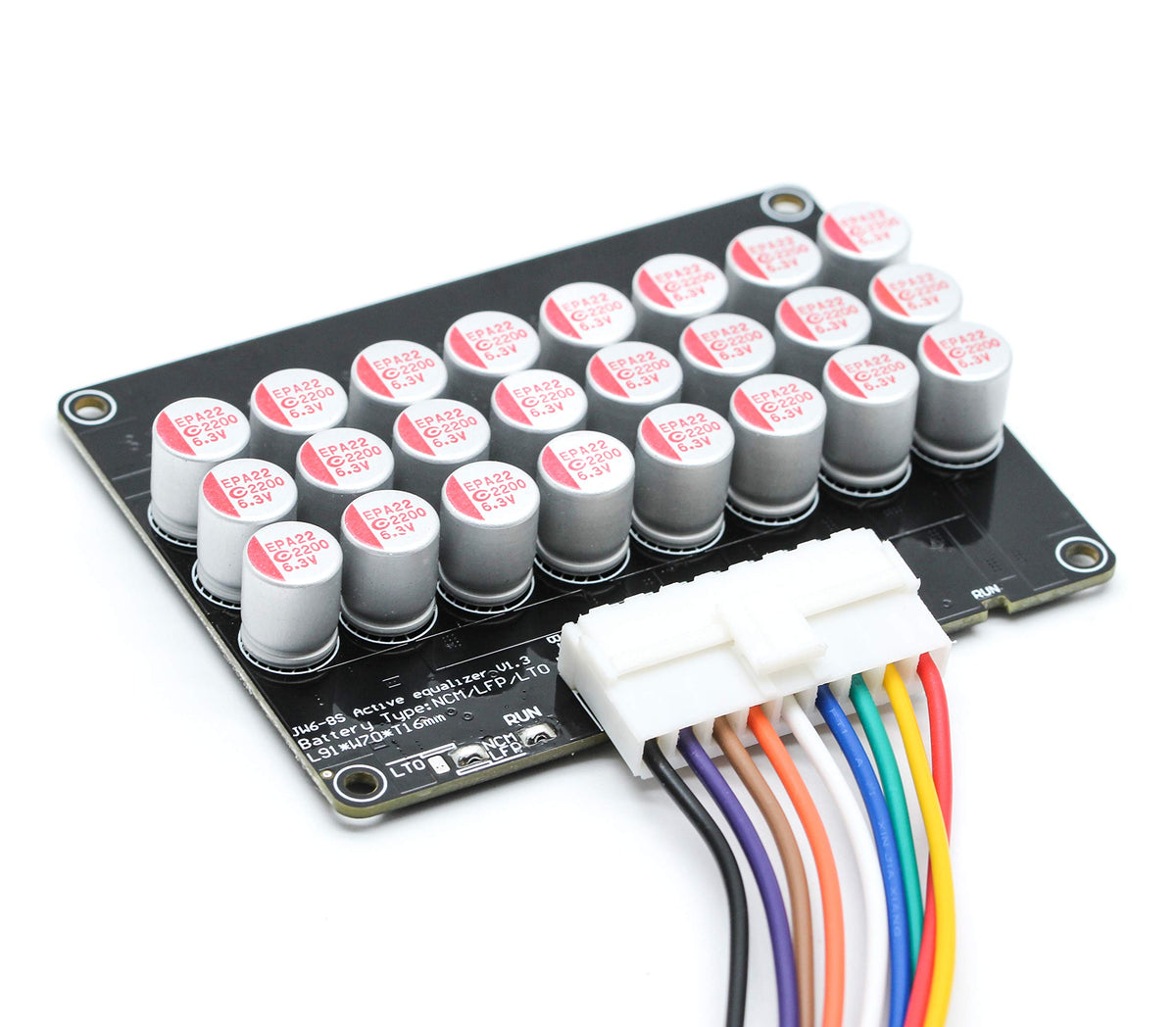 QINIZX 5A board battery interface enabling safe, scalable balancing for large packs