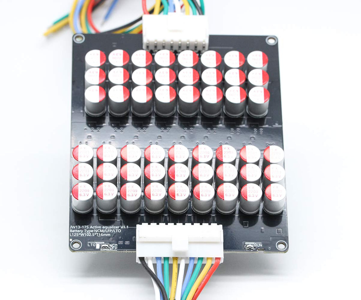 QINIZX balance cables show 400mm length for flexible multi-string packs.