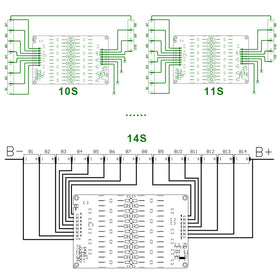 QINIZX thermal view of module running warm during active balancing, normal operation