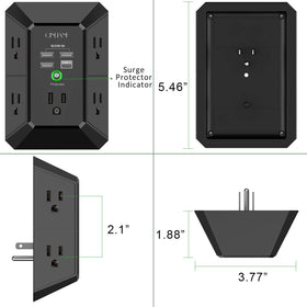QINLIANF compact layout fits home, office, and travel setups.