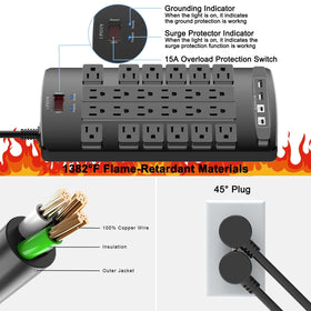 QINLIANF held in hand to show scale and outlet density for compact power distribution