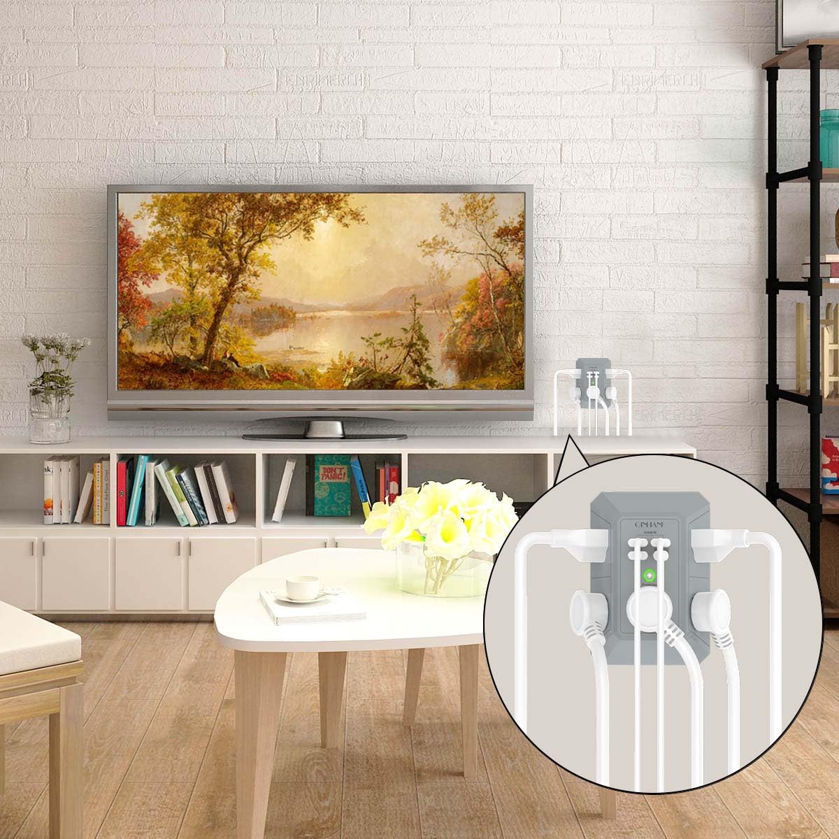 QINLIANF 1680J surge protector safeguards connected devices