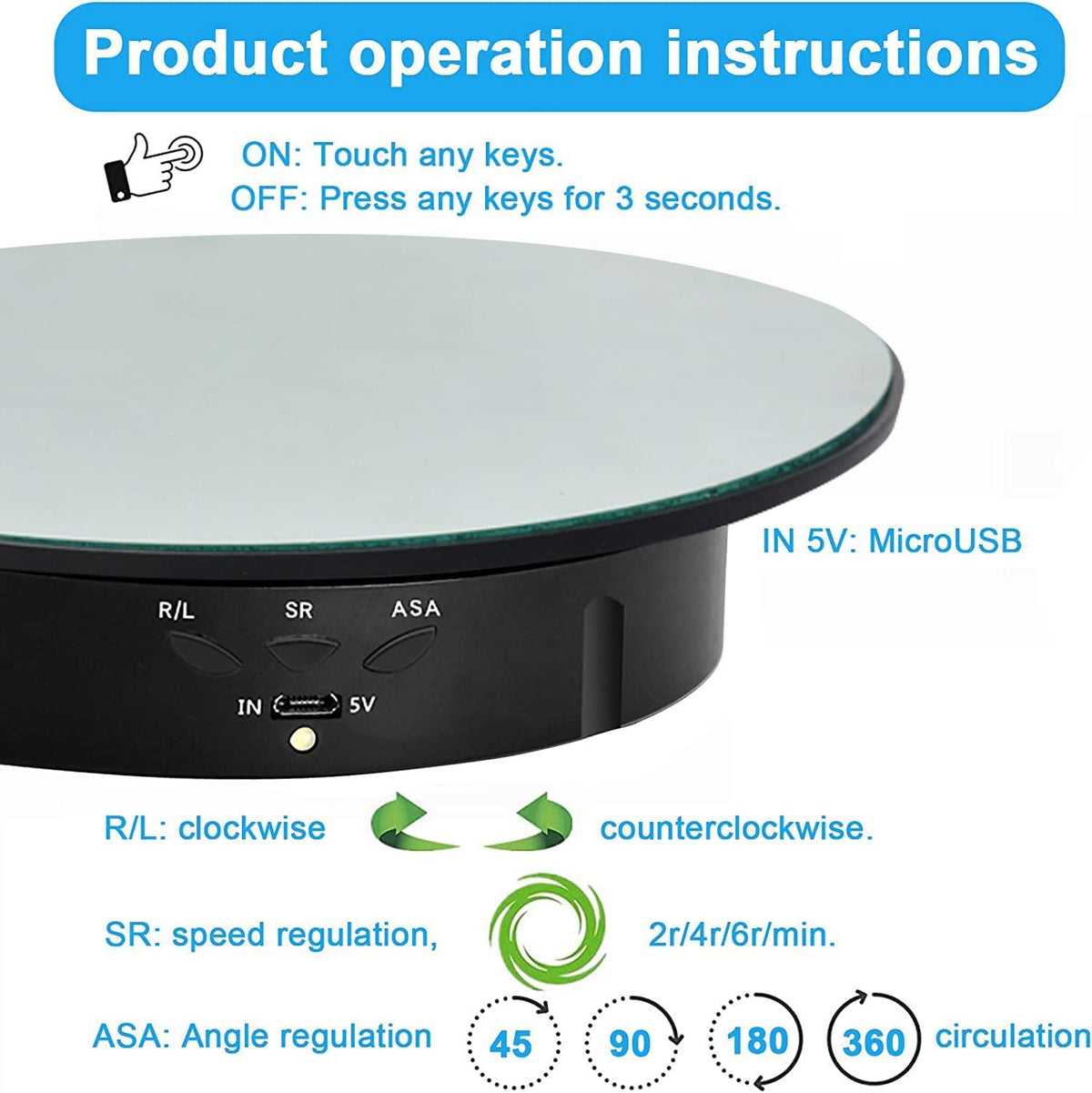 Qinmay compact turntable dimensions fit small studios and desks.