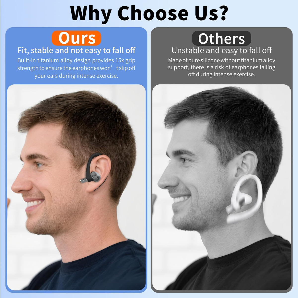 QINZAC adjustable lanyard helps store and carry ear hooks