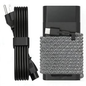 QIOUZW 65W USB-C laptop charger in a compact design ideal for travel.