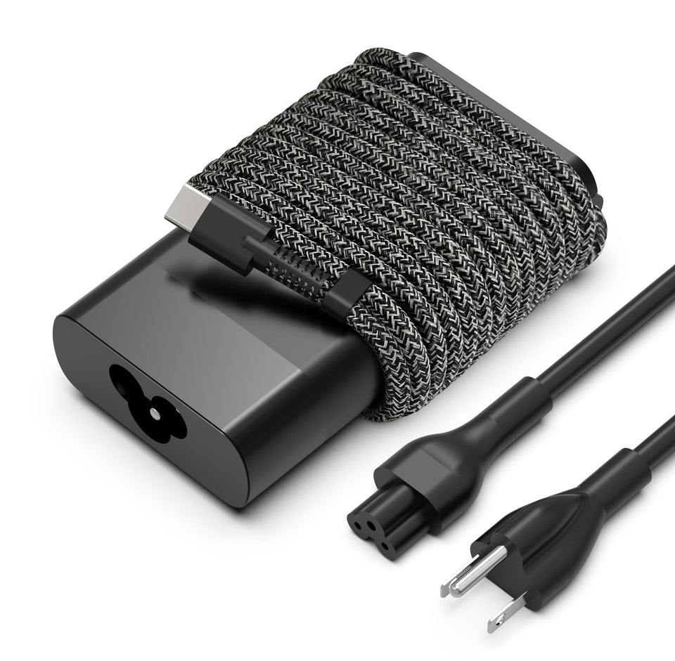 QIOUZW 65W USB-C charger for HP Spectre X360, fast charging on the go