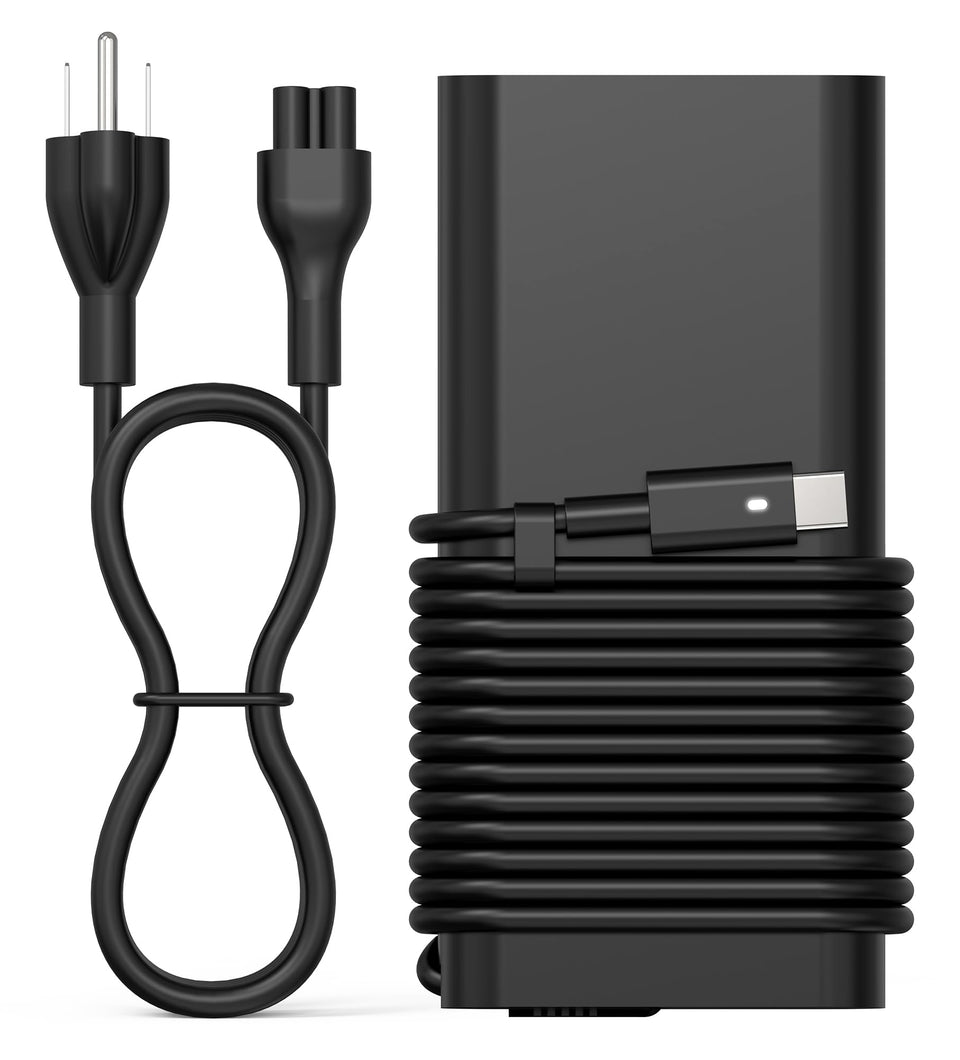 QIOUZW 90W USB-C adapter for Dell laptops powering on the go