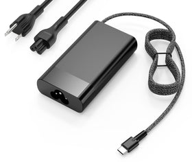 QIOUZW 90W USB-C charger front view for on-the-go power
