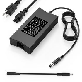 QIOUZW front view packed adapter shows compact charger for easy replacement