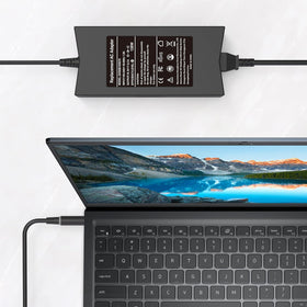 QIOUZW in use on a Dell Inspiron demonstrates reliable charging performance