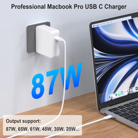 QIOUZW charger with folded plug, travel-friendly and compact