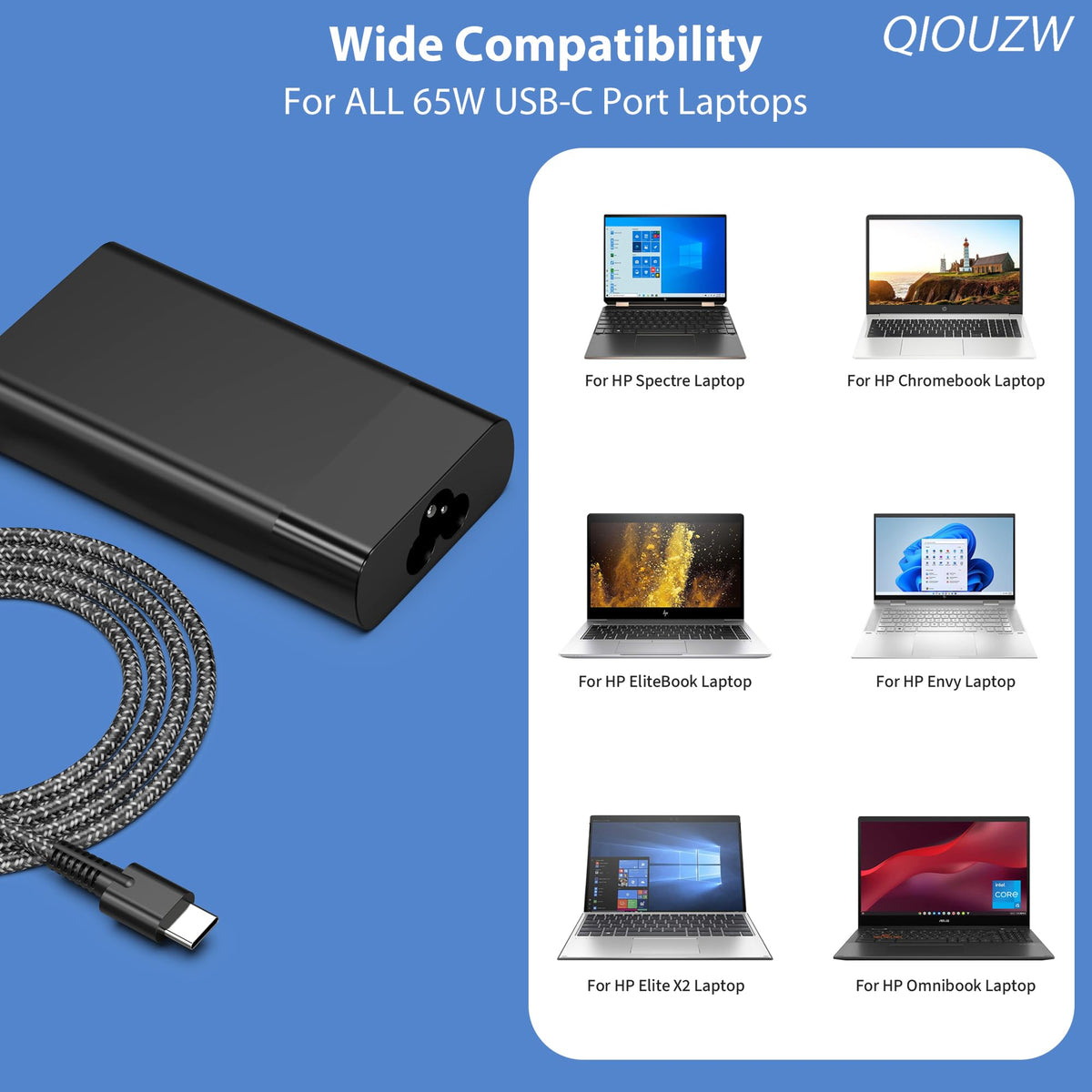QIOUZW Omnibook compatibility covers multiple models.