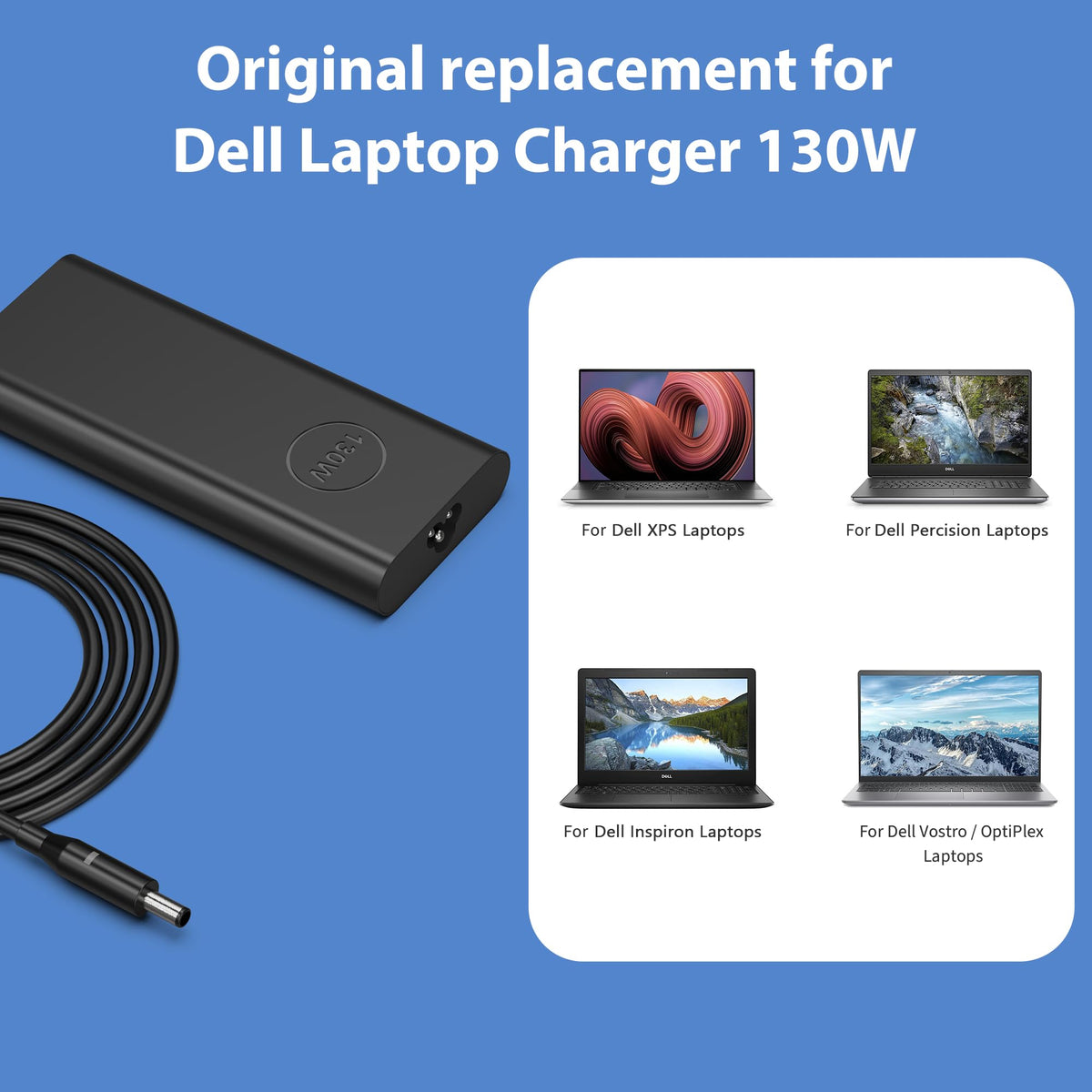 QIOUZW 9-foot power cord and plug displayed for flexible placement and convenience