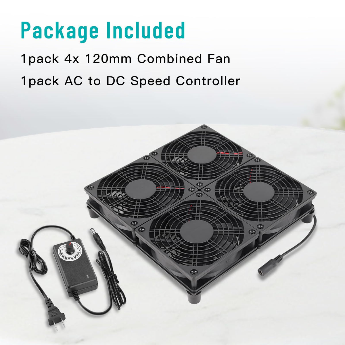 Qirssyn next to laptop and remote showing compact size and easy installation benefit
