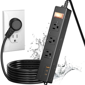 Qiyuan front panel showing outlets and USB ports for reliable outdoor power