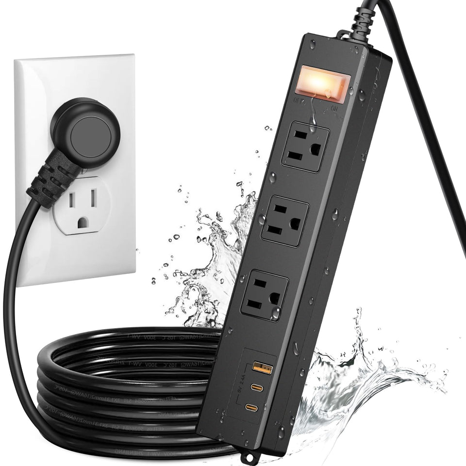 Qiyuan front panel showing outlets and USB ports for reliable outdoor power