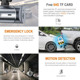 QiyuanLS parking mode helps monitor surroundings when parked